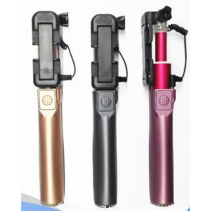 Wired selfie stick