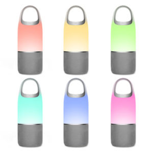 Portable wireless speaker with power bank function Colorful LED music light bluetooth speaker