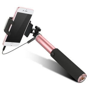 Wired selfie stick