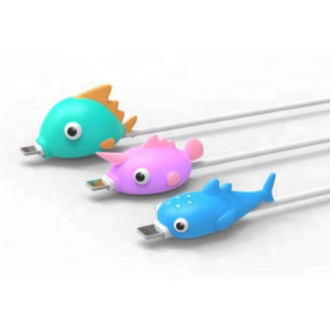 Cell Mobile USB Data Cute Cartoon Animal For Apple iphone Cable Protector Bite