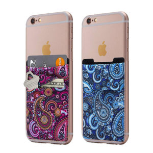 Mobile Phone credit card holder, 3M Sticker adhesive wallet