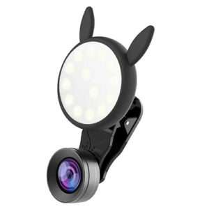 cute Rabbit ears design led Selfie fill light