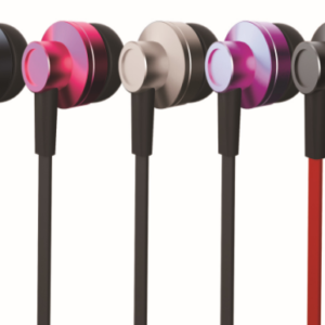 flat metal earphone