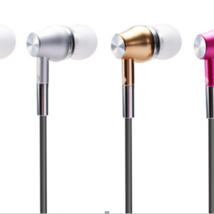 round wire metal earphone