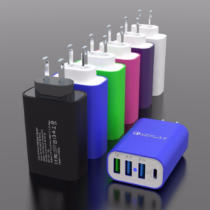 QC 3.0 wall charger 4 ports 6.5A