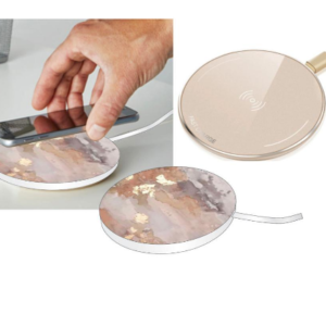 New Arrival 5W Metal Qi Marble Wireless Power bank