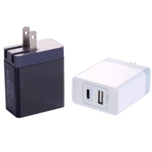 PD usb wall charger fast mobile charger with 2 ports