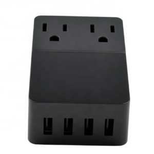 High Quality US Foldable Plug Multi 4-USB Charger