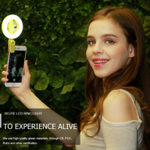 Portable 7 Colors Selfie Photography Flash LED Ring Light With Fan For Mobile Phone