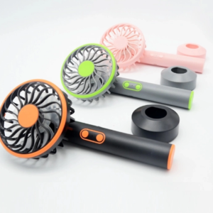 Rechargeable LED Light up Mini Fan Electric Summer Air Cooling Portable usb fan