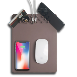 Wireless charging mouse pad