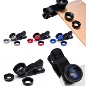 Three-in-One zoom Wide Angle Lenses telescope Camera Lenses for Most Phone or Tablets
