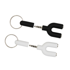 2 in1 Stereo Audio earphone Splitter for phones
