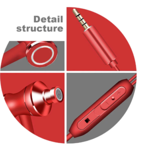 3.5mm Metal Earphone With Mic