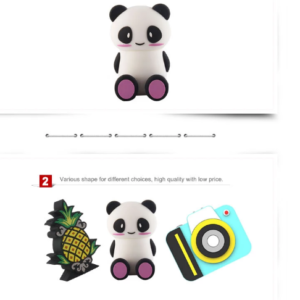 Panda  Portable Audio Player silicone USB bluetooths speaker