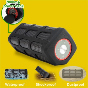 Outdoor Waterproof Bluetooth speaker With Powerbank