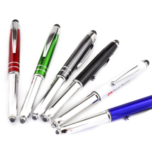 touch screen stylus metal laser cutting multipurpose pen