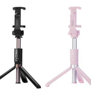 Alpha 360 degree rotation aluminium alloy Retractable fashion mini Bluetooth smartphone Tripod Selfie Stick