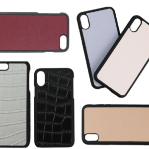 color custom saffiano cow leather gift box mobile phone case for iphone 7 / 8 plus / X