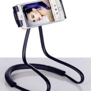 Metal cell phone neck Strap holder for smart phone, colorful lazy desk cell phone holder