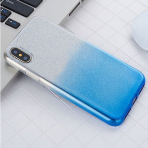 Factory price Bling Glossy Color Gradient soft TPU Cellphone Case for Glitter