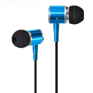 Round wire metal earphon