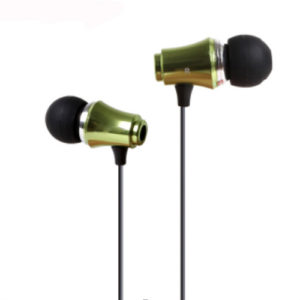 round wire metal earphone