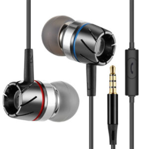 Hands free metal earphone