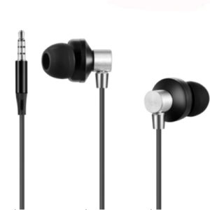 Metal earphone with metal plugs and mid-range