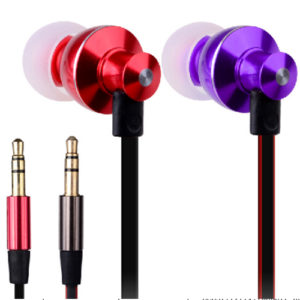 Metal earphone with metal mid-range and plug