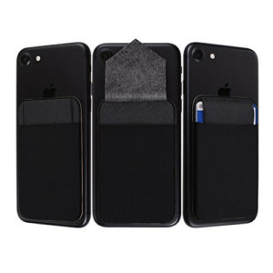 PU leather 3M adhesive phone card