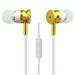 Hand free metal earphone