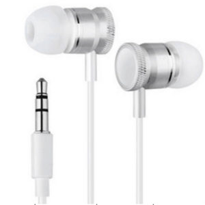 Round wire metal earphone