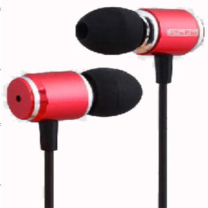 Round wire metal earphone