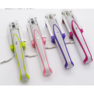 mini selfie stick with foldable holder