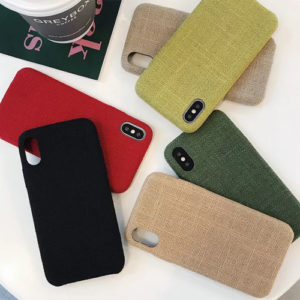 Fiber cover phone case