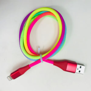 Rainbow charging cable