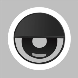 round shape selfie light