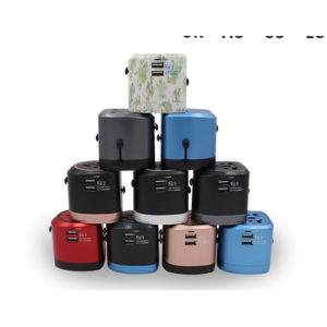 New arrive international universal travel adapter with 2 usb charger