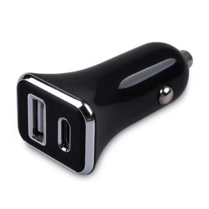 double usb car charger 2.4A type-c PD Car charger