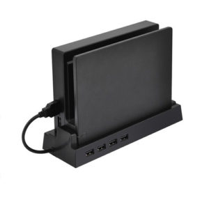 4 USB Port Hub Adapter Stand for Nintendo Switch 