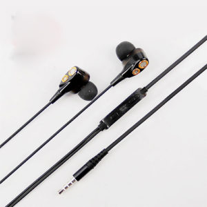 earphones with line control with wheat headphones one-button tuning universal stereo headphones