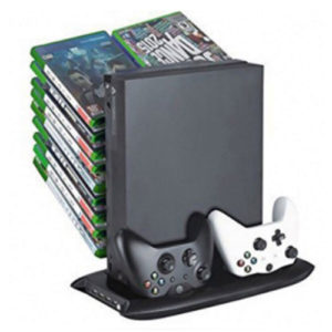 Controller Charging Station Console Cooling Fan Vertical Stand For Xbox One X