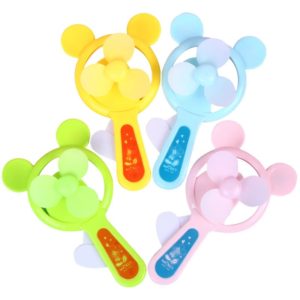 Children mini hand crank fan