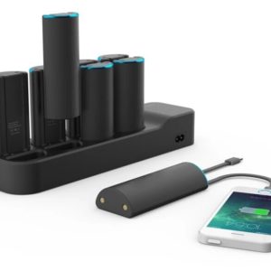 Mini power bank 2600mAh with charging station