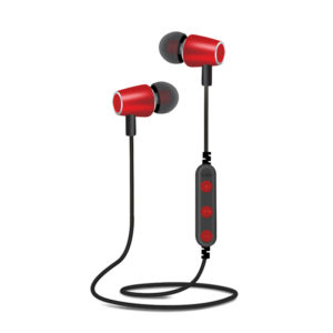 Metal bluetooth earphone sport headset