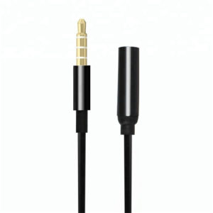 Wholesale  black MP3 players smartphones  3.5mm extension  audio cable