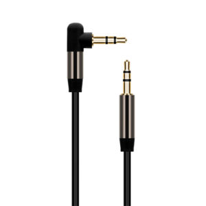 90 degree aux cable premium aluminum shell 3.5mm audio cable