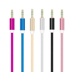 Premium 3.5mm Jack Plug   Cable Colorful   Aux  Cable
