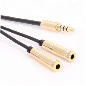 3.5mm 1 Male to 2 Female Jack Splitter Cable Aux  Cable